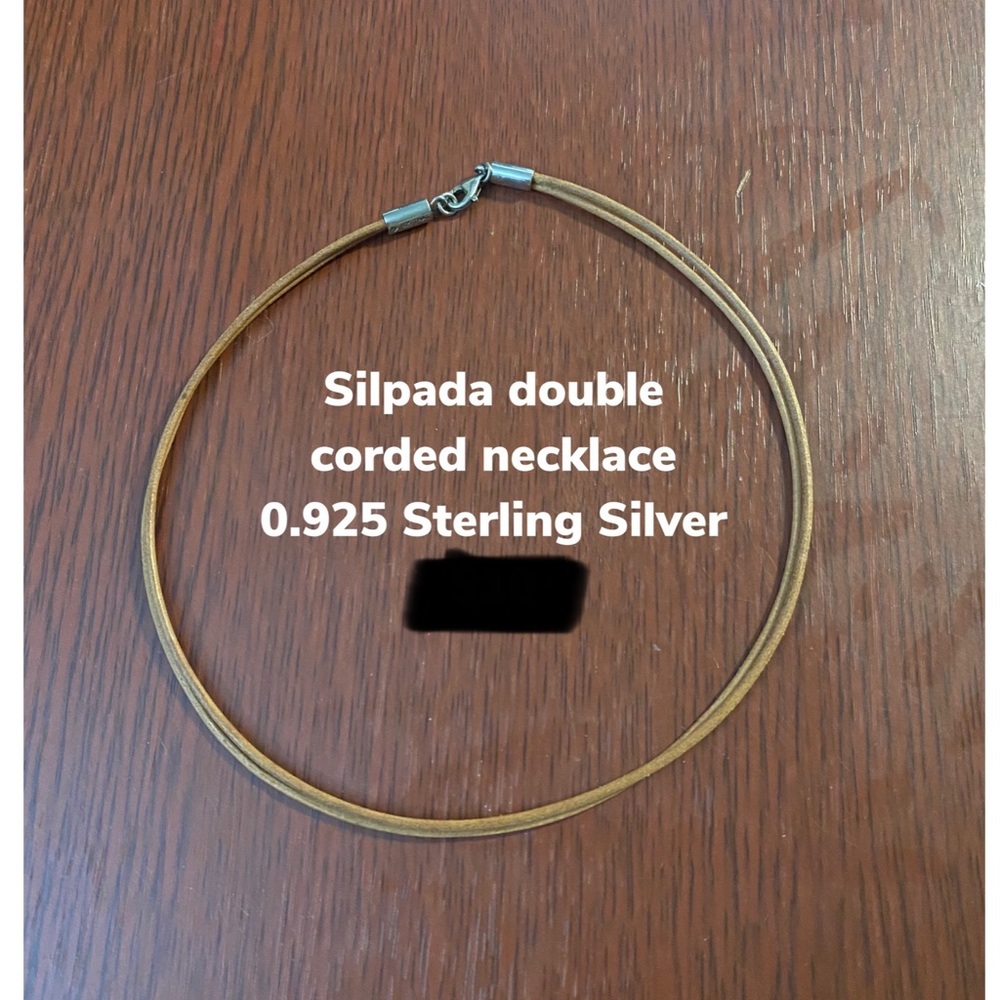 SILPADA Brown Double Cord Necklace
